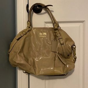 Tan Coach Shoulder Bag
